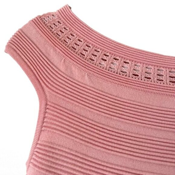 NEW Eliza J Off The Shoulder Fit and Flare Sweater Dress in Pink, Size S - Picture 11 of 16